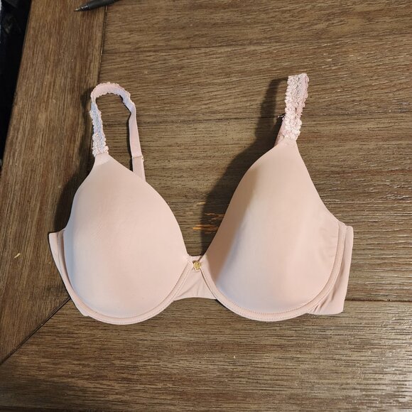 Natori Rose Dream Custom Coverage Underwire T-Shirt Bra 36D Pink - Picture 2 of 13